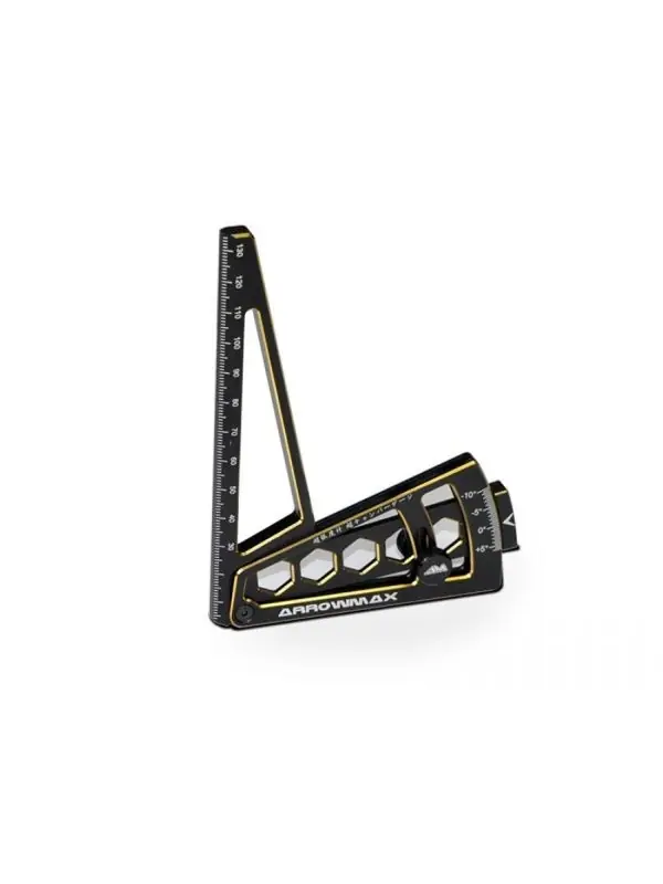 Ultra Camber Gaurge For 1/8th Black Golden ARROWMAX Occasione Imperdibile
