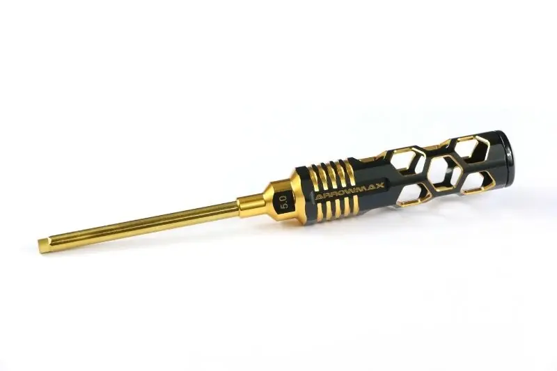 CACCIAVITE ESAGONALE 5.0 X 100mm Black Golden ARROWMAX (Honeycomb Tools Black Golden) Promozione