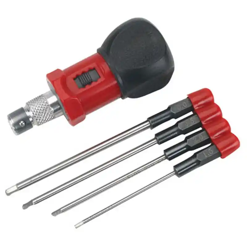 4-Piece Metric Hex Wrench Set with Handle Ultime Pezzi