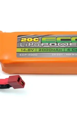 Ultimissimo Modello Electron 4S LiPo 20C Batterie Pack für Starterbox EcoPower (14.8V/2000mAh)