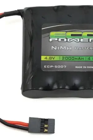 Novità 4-Cell NiMH AA SBS-Flat Empfänger Batterie mit RX-Stecker EcoPower (4.8V/2000mAh)