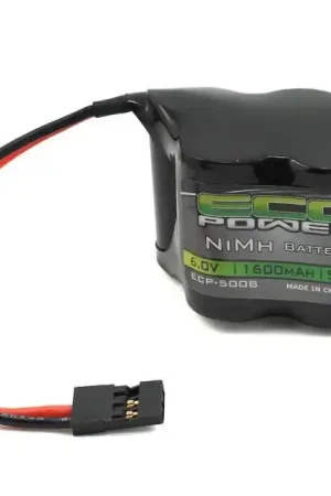 Occasione Imperdibile 5-Cell NiMH 2/3A Hump Empfänger Batterie Pack EcoPower (6.0V/1600mAh)
