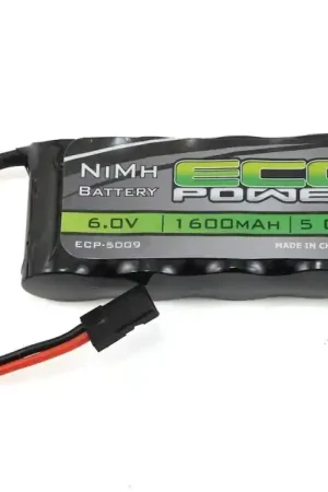 5-Cell NiMH Stick Empfänger Batterie Pack EcoPower (6.0V/1600mAh) A Buon Prezzo