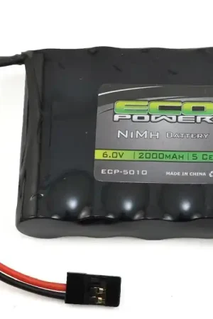 5-Cell NiMH AA SBS-Flat Empfänger Batterie EcoPower (6V/2000mAh) Occasione Imperdibile