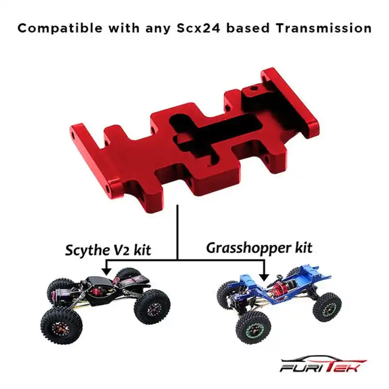 Vendita Finale LCG ALU Skid plate – Red FURITEK Skids – Rock Crawler