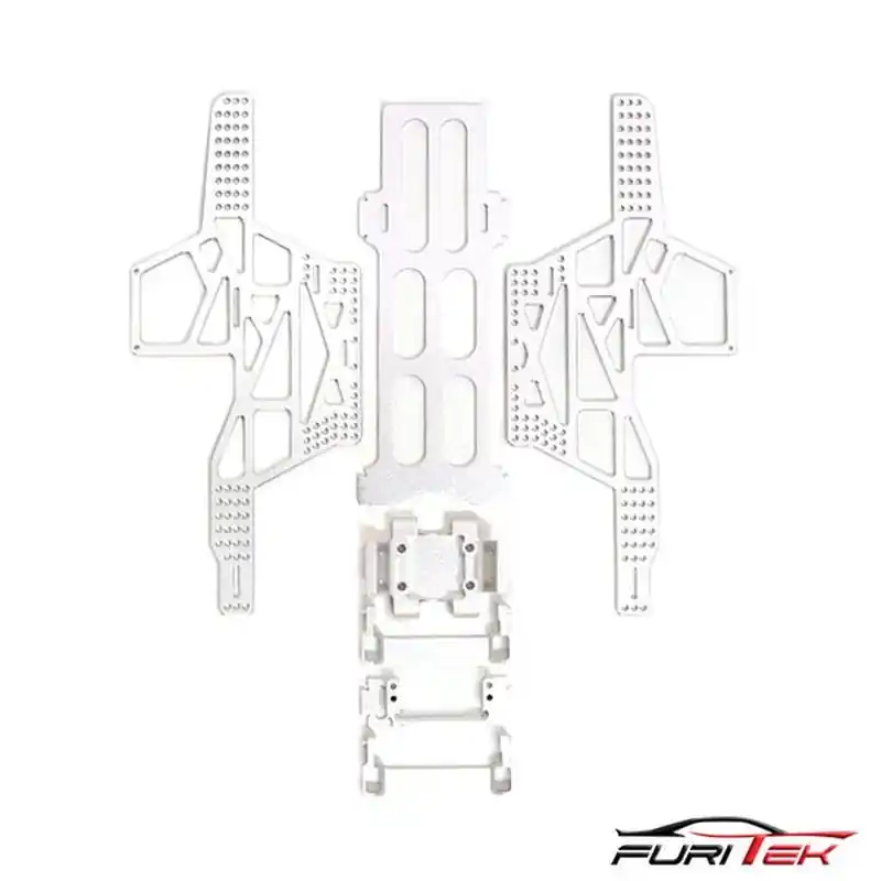 Pagamento Sicuro RAMPART FRAME KIT FCX24 MAX SMASHER ALU WHITE VERSION FURITEK Kits – Monster truck 1/24