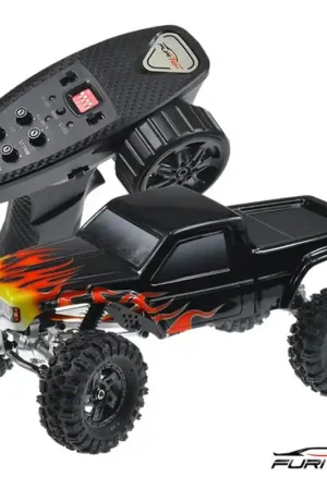 Acquista Ora Cayman Pro V2 4X4 1/18 mit TX/RX nero mit Flammen FURITEK Brushless 1/18 RC Premium Crawler
