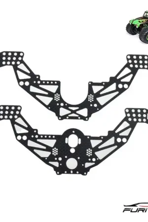 Ultime Pezzi Rahmenkit Carbon Fiber FURITEK für Losi 1/18 LMT