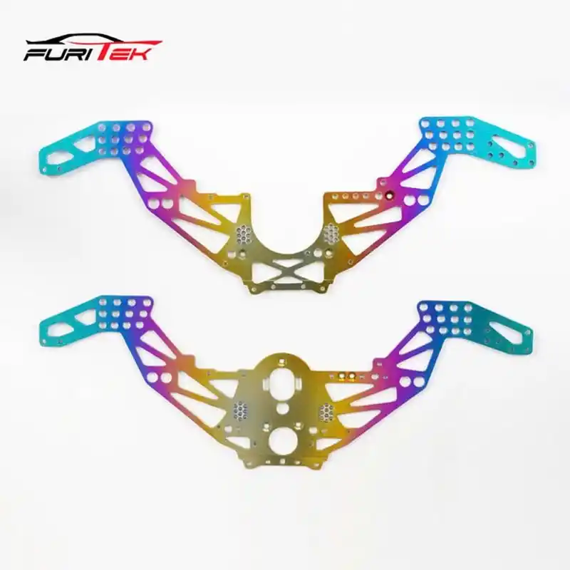 Rahmenkit Titan Regenbogen FURITEK für Losi 1/18 LMT Promozione Esclusiva