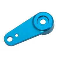 BLUE ALUMINIUM SHORT SERVO ARM W/INSERTS FOR 23/24/25 Prezzo Conveniente