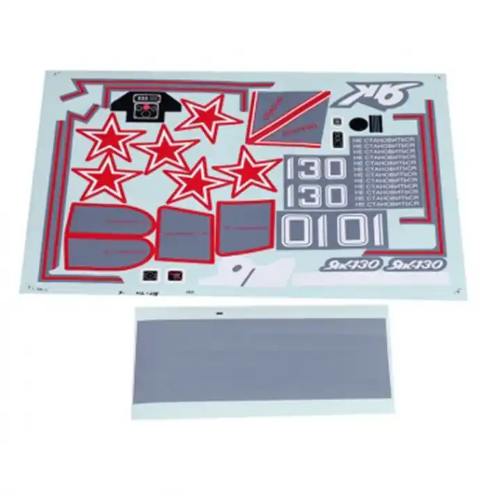 FMS 70MM YAK130 DECAL SHEET Professionale