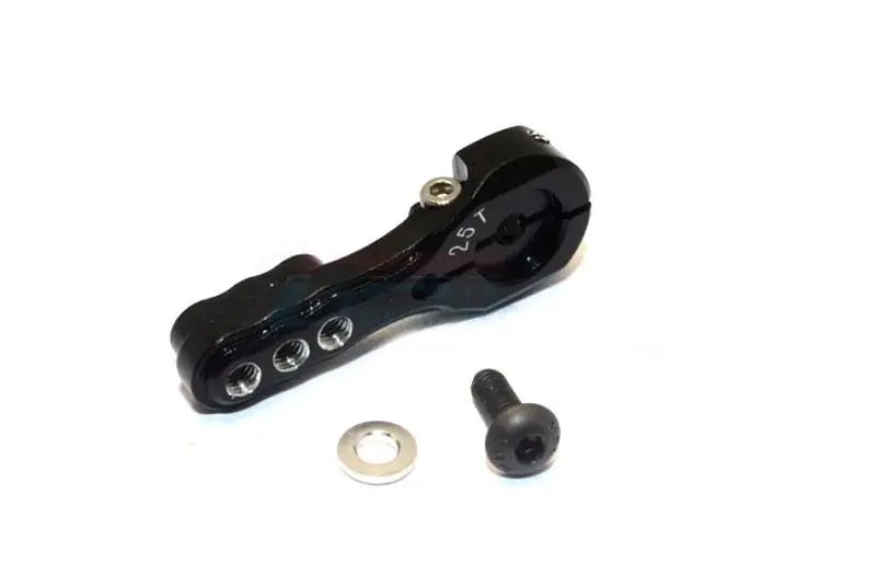 ALU SrvHrn 25T spl OuPt SFT 3 hl DESIGN SANWA/KO/JR 1PC GPM ROADTECH SERVO SAVER nero Solo Oggi