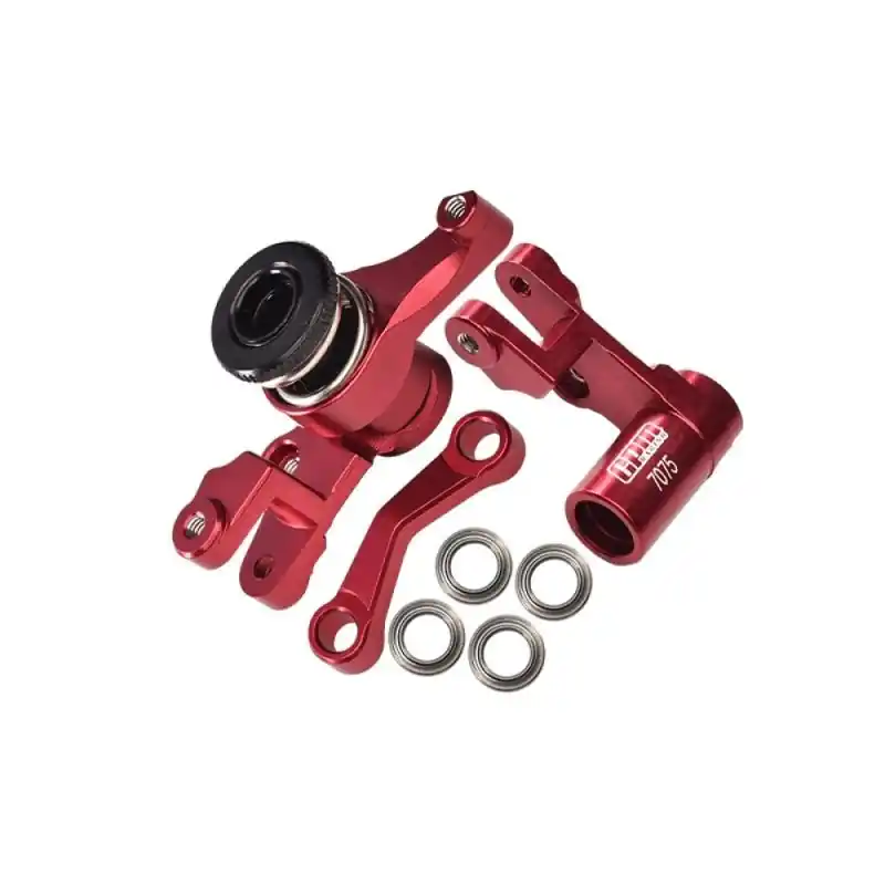 Aluminium Lenkungs-Set eloxiert mit Kugellager rot GPM TRX Slash, Stampede, Rustler, Hoss, Rally, Jato 4×4 Prezzo Scontato