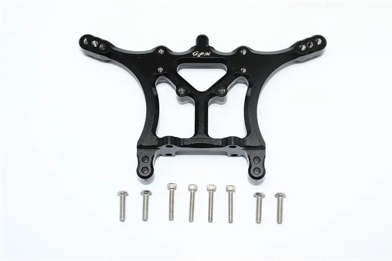 Più Venduto ATTACCO AMMORTIZZATORE POSTERIORE REGOLABILE IN ALLUMINIO-SET DA 9 PEZZI nero GPM TRX 1/10 SLASH 2WD