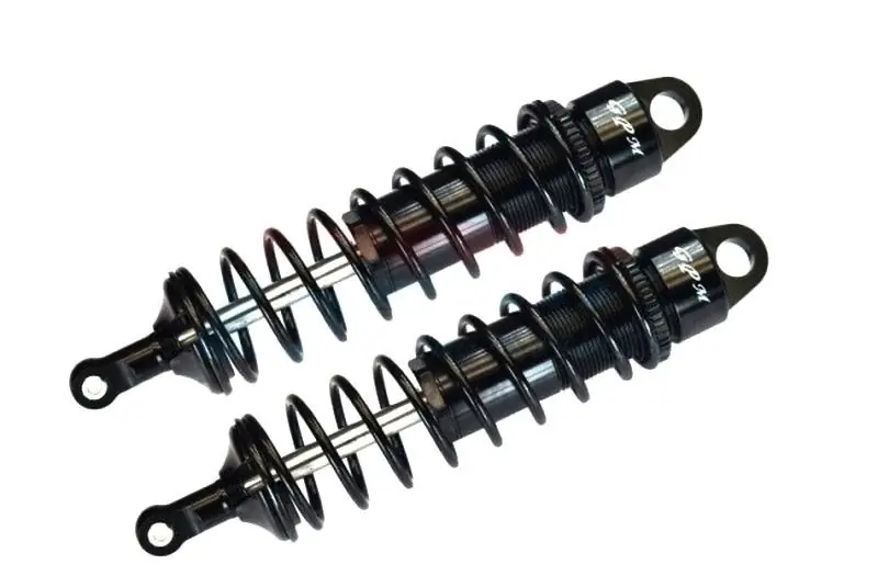 A Buon Prezzo Allume. Ammortizzatore 6061-T6 da 128 mm, asta ammortizzatore anteriore da 6 mm. Slitta GPM TRX nera