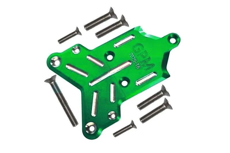 Solo Oggi Piastra di protezione telaio anteriore in alluminio 7075-T6 verde GPM TRX Sledge