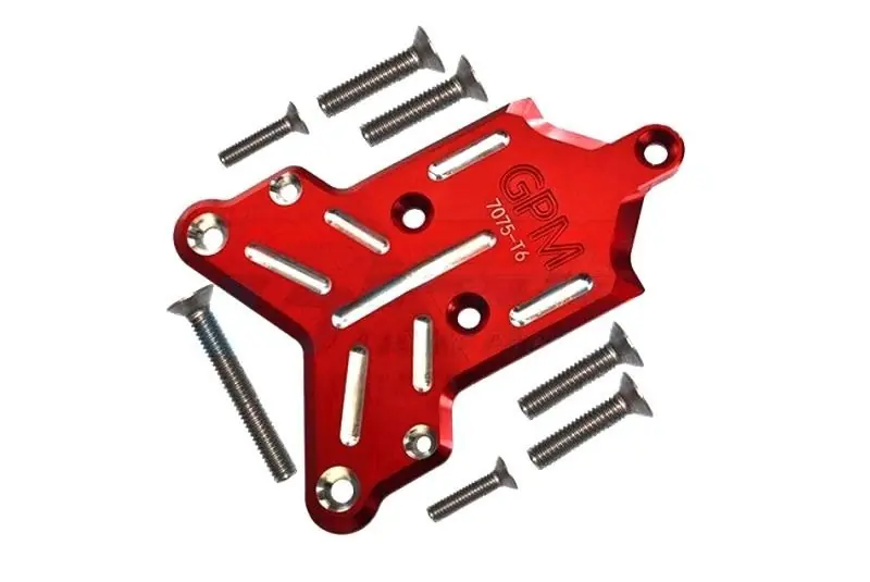 Occasione Piastra di protezione telaio anteriore in alluminio 7075-T6 rossa GPM TRX Sledge
