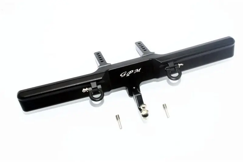 ALU rr SUPPORTO PARAURTI+ANELLI A D+GANCIO TRAINO TRX-4 FORD BRONCO -3PZ GPM TRX TRX4 BRONCO nero Spedito Oggi