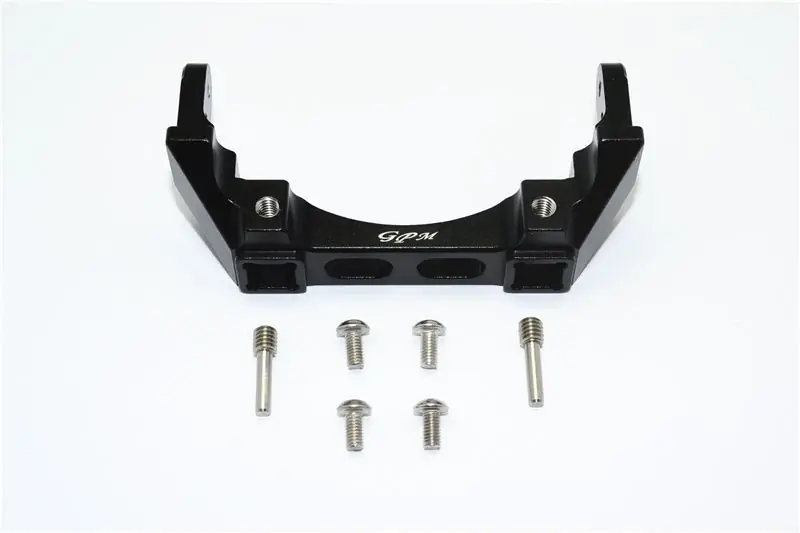 MONTAGGIO PARAURTI POSTERIORE IN ALLUMINIO -SET 7 PEZZI nero GPM TRX TRX4 DEFENDER Super Prezzo