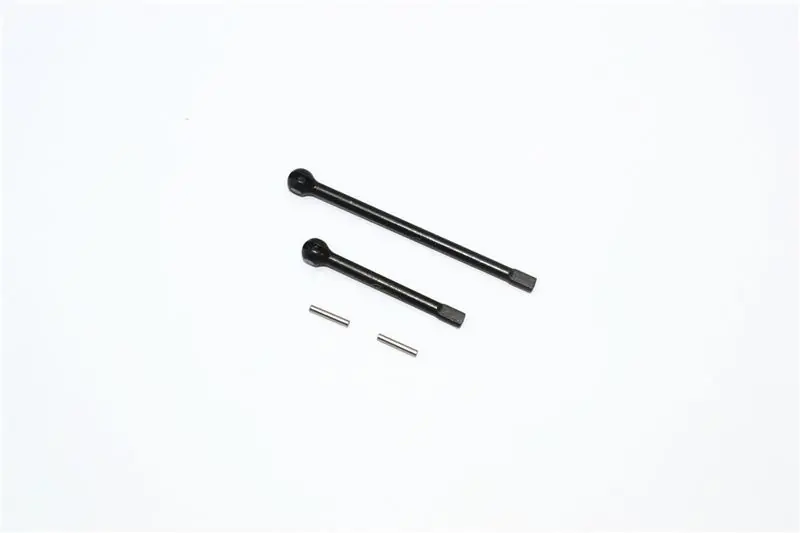 DOGBONE IN ACCIAIO 45 PER CVD ANTERIORE – SET 4 PEZZI nero GPM TRX TRX4 DEFENDER Soddisfatti O Rimborsati