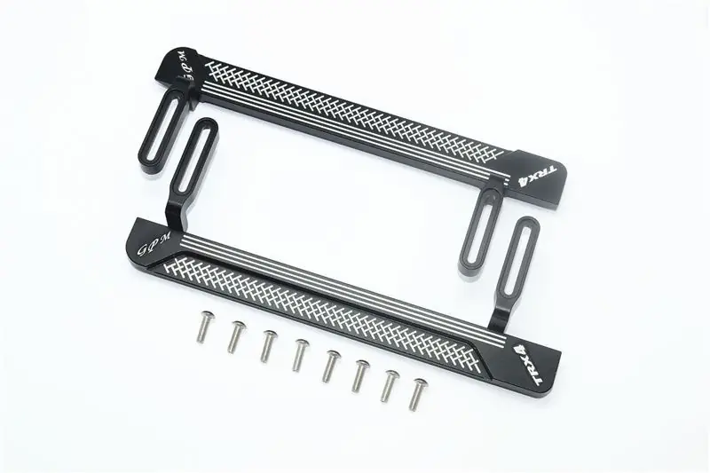 Offerta Limitata GRADINI LATERALI IN ALLUMINIO (MODELLO RETICOLATO B) -SET DA 10 PEZZI nero GPM TRX TRX4 DEFENDER BRONCO BLAZER