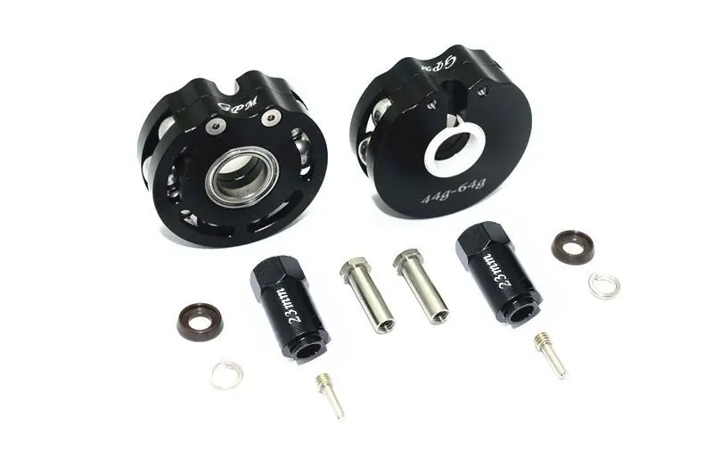 Compra Online PESO ASSE RUOTA A PENDOLO IN ALLUMINIO + 23MM HEX ADP -12PZ GPM TRX TRX4 DEFENDER TRX6 nero