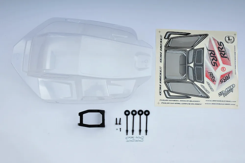 RR5 CF Body Shell Kit Complete Ultime Pezzi