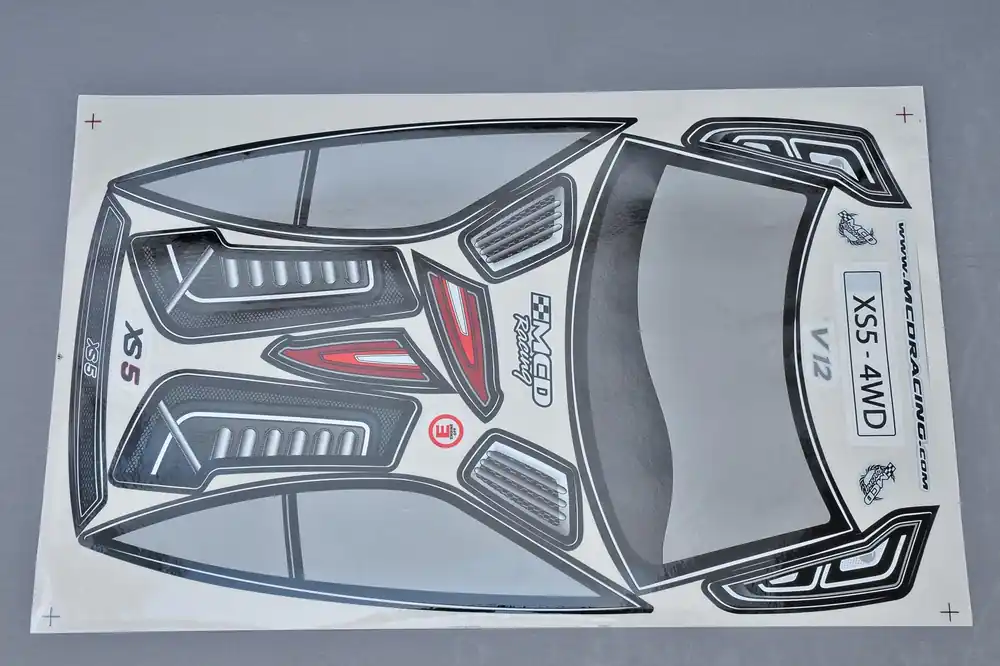 Consegna Rapida XS5 Body Shell Decal Set