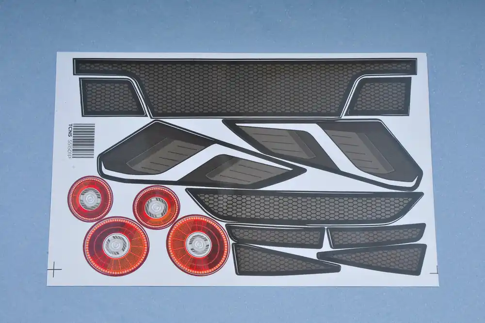 Scelto Dai Clienti TCN5 LWB Body Basic Decal Set