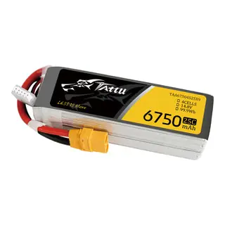 Acquista Ora Tattu Plus 10000mAh 22.2V 25C 6S1P Lipo Battery Pack with AS150+XT150 plug