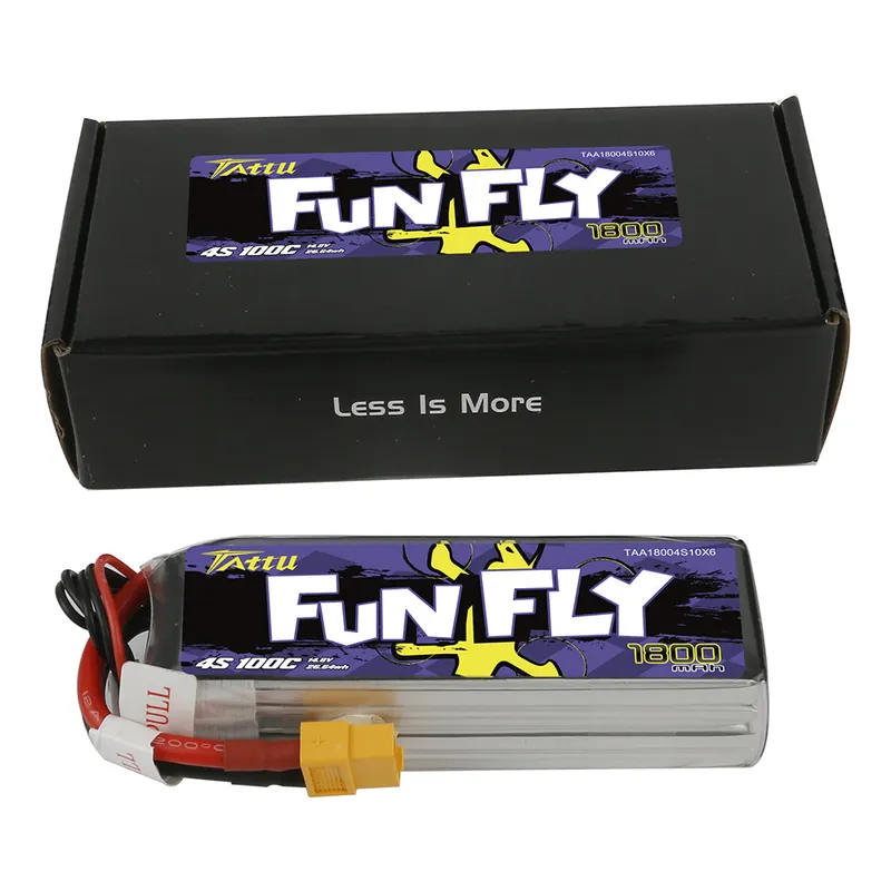 Novità Tattu 11000MAH 22.8V HV 25C 6S1P Lipo Battery Pack with EC5 Plug