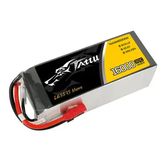 Offerta Limitata Tattu 16000mAh 22.2V 30C 6S1P Lipo Battery Pack with AS150+XT150 plug