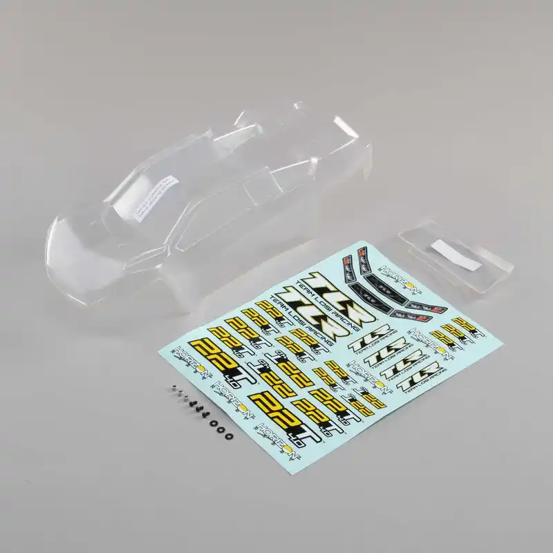 1/10 Clear Body Set with Stickers 22T 4.0 Di Tendenza