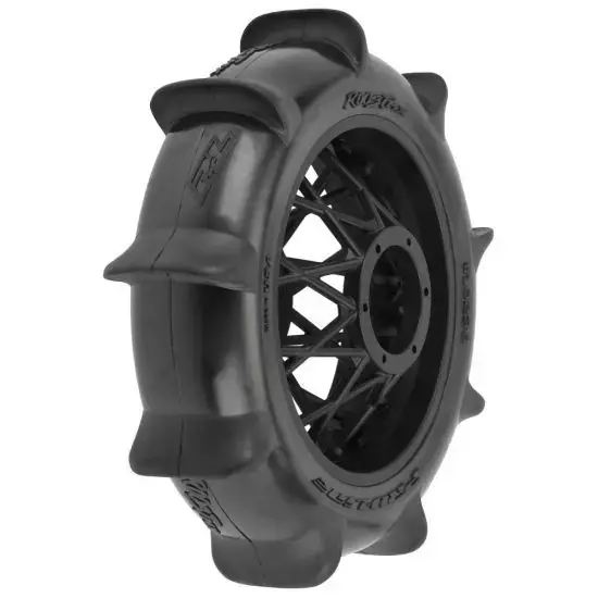 Spedito Oggi 1/10 Dirt Hawg 2.0 F/R 2.6 MT Tires Mounted ARRMA Stock Wheel Black (2) ARRMA QUAKE & GORGON