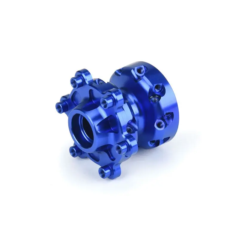 1/4 Pro-Spec Aluminum Front Hub Blue Promoto-MX Novità