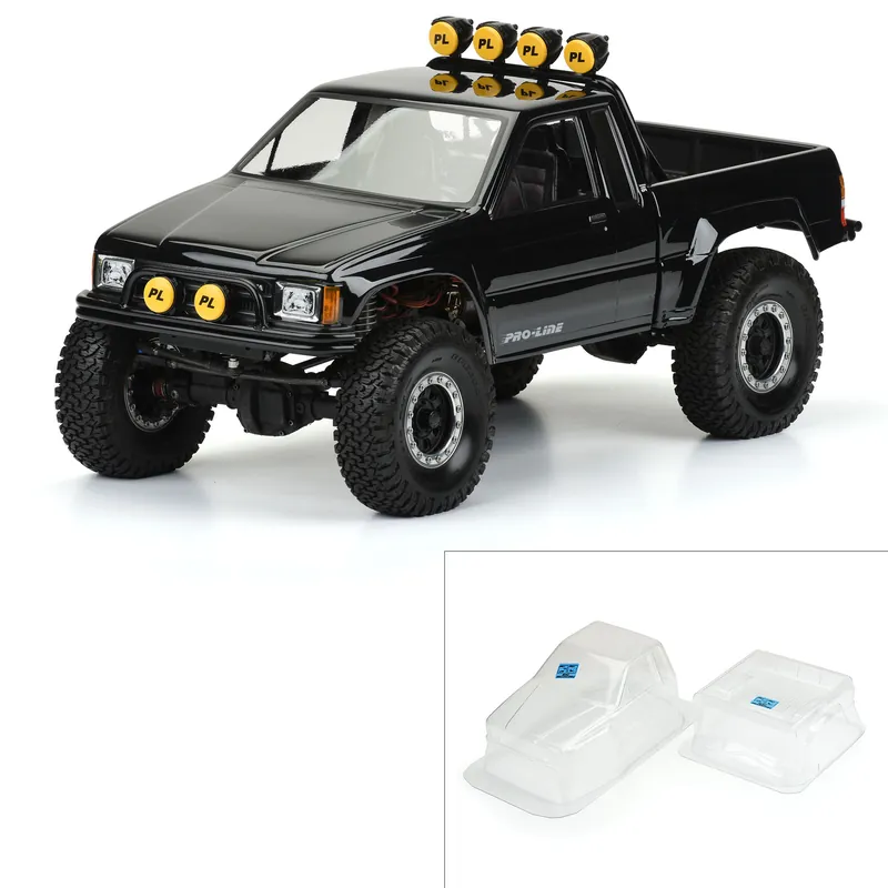 1/10 1985 Toyota HiLux SR5 Clear Body 12.3 (313mm) Wheelbase Crwlrs Novità