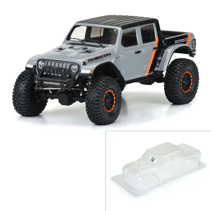 Sconto 1/10 2020 Jeep Gladiator Clear Body 12.3 (313mm) Wheelbase Crwlrs