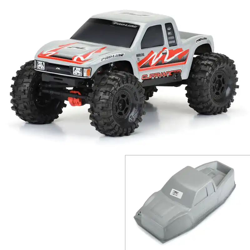 Novità 1/10 Cliffhanger HP Tough-Color Gray Body 12.3 (313mm) WB Crawlers