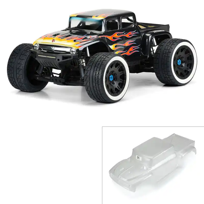 Vendita Finale 1/6 Pre-Cut 1956 Ford F-100 Clear Body X-MAXX