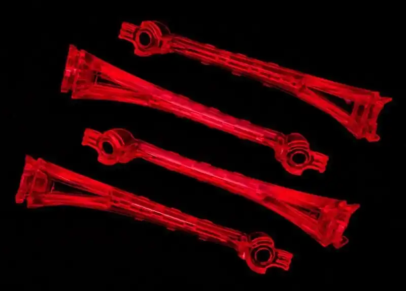Professionale SET PLASTICHE TRASPARENTI ROSSE LED ALIAS