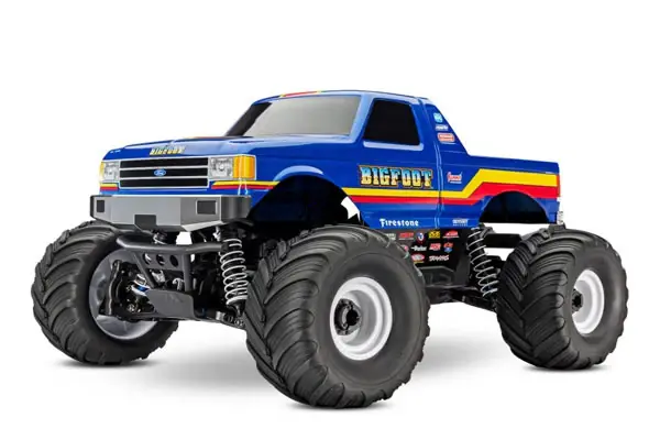 Popolare Traxxas Bigfoot 4wd BL-2s Extreme HD Monster Truck 1 10