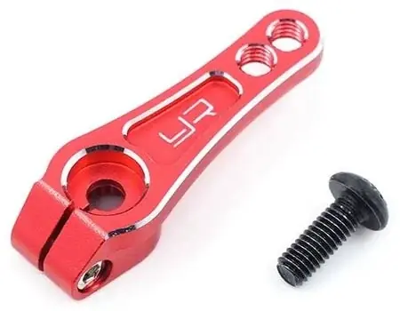Yeah Racing squadretta servo in ergal rinforzata ROSSO 25T (Futaba-Savox) Affare