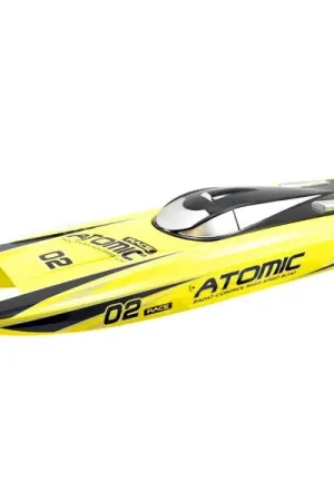 VOLANTEX RACENT ATOMIC 70CM B/LESS RACING BOAT ARTR(YEL) Compra Adesso