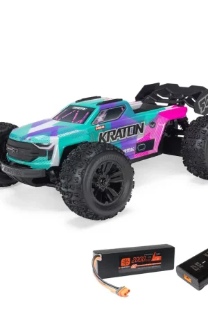 1/16 MINI KRATON 3S DSC 4X4 RTR Brushless Speed Truck (con batteria e caricabatterie), Teal Spedizione Espresso