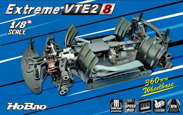 Ultime Pezzi Hyper VTE2 8 On-Road Extreme Speed 1/8 Roller (without Body