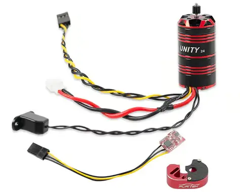 Unity24 PRO 3500KV 2in1 Micro FOC Brushless System FURITEK für SCX24 Vendita Finale