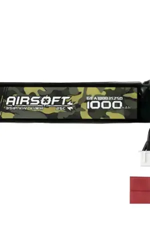 Batteria 25C 1000mAh 3S1P 11.1V Airsoft Gun Lipo Battery with T Plug Spedizione Espresso