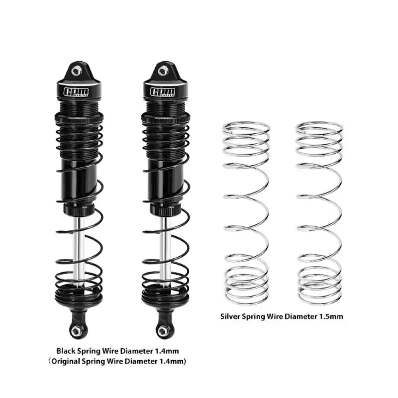 Prezzo Di Fabbrica Ammortizzatori anteriori in alluminio progressivi 132mm rossi GPM ARRMA 1/8 Mojave 4S
