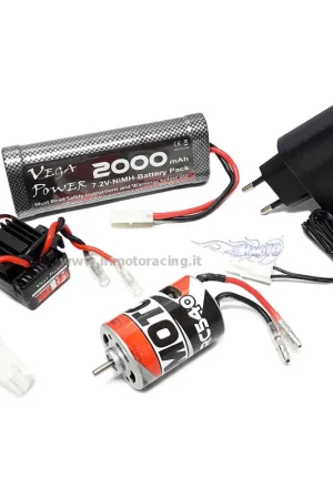 Himoto Kit brushed 1/10 motore 540 ESC 150A Waterproof batteria e caricabatterie Di Tendenza