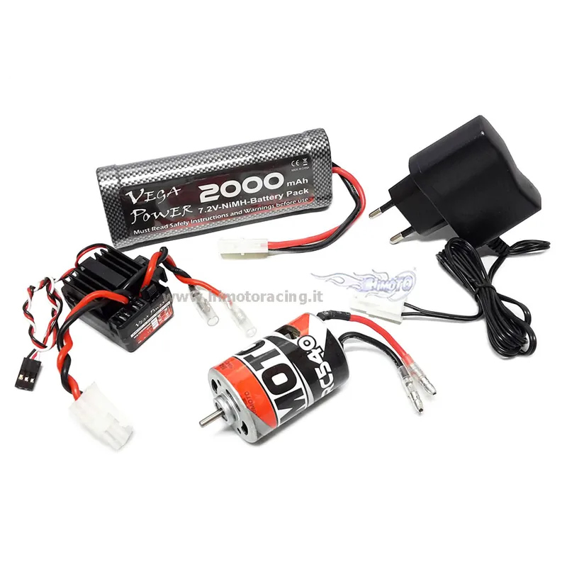 Himoto Kit brushed 1/10 motore 540 ESC 150A Waterproof batteria e caricabatterie Di Tendenza